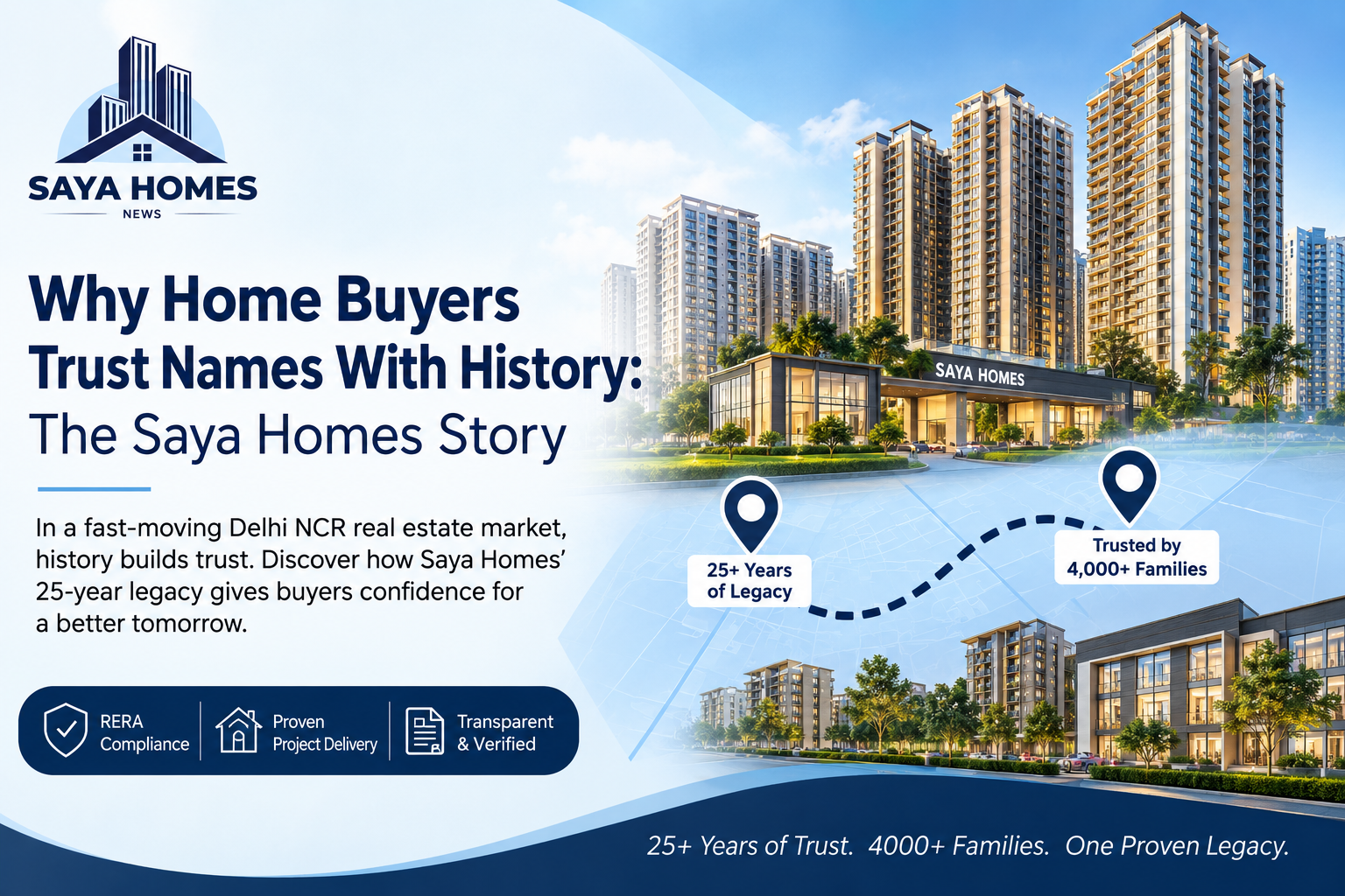 Why Home Buyers Trust Names With History: The Saya Homes Story