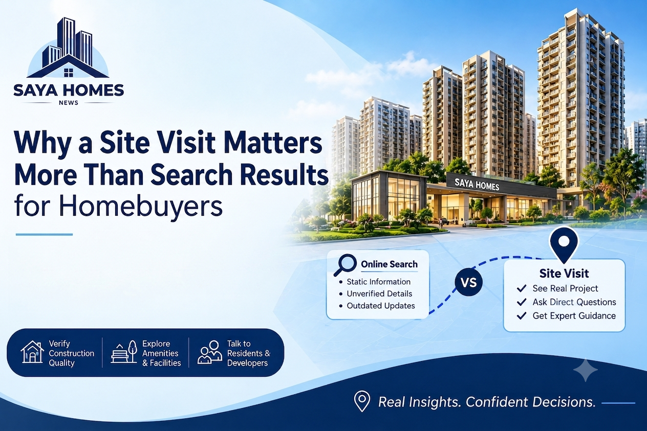 Site visit helps homebuyers verify property construction quality and amenities