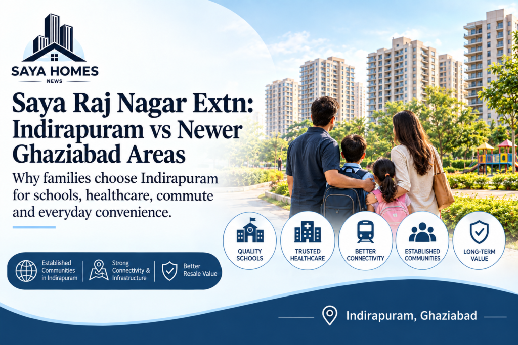 Kids, Schools, and Commutes: Why Families Are Choosing Indirapuram Over Ghaziabad’s Newer Micro-Markets?